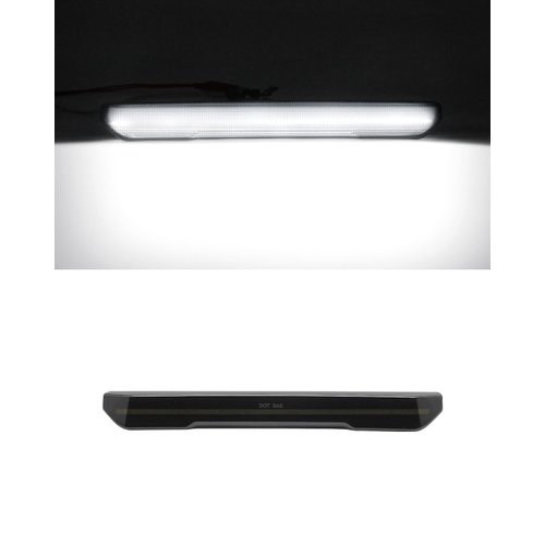 4Pcs Front & Rear LED Side Marker Light Compatible with Sierra 2500HD 3500HD 2020-2024 Pickup Side Parking Position Lamp Driver Passenger Front Rear Turn Signal Lamp (Smoked Lens Full White Light).