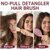 Daily Gard Detangling Brush, Dry and Wet Vented Detangler Hair Brush for Women and Men, Paddle Quick Drying Hairbrush for Wet/Dry/Curly/Thick/Long/Wavy/Damaged Hair, Pink