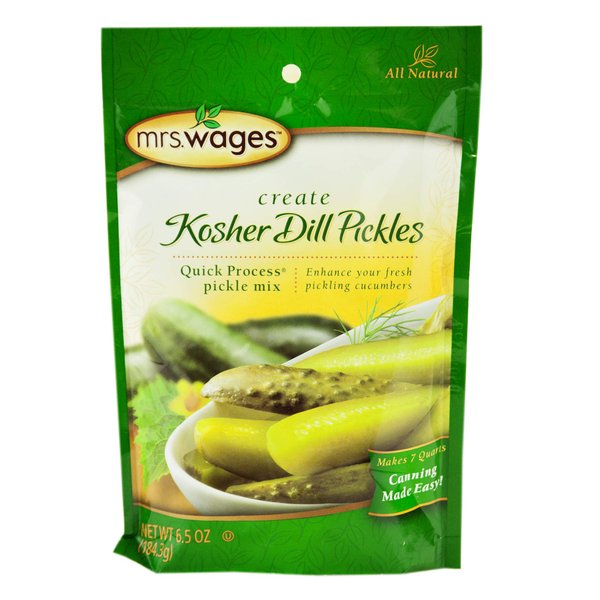 Mrs. Wages Quick Process Pickle Seasoning Mix- Two Packets (Kosher Dill)