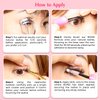 Quickie by LLBA DIY Lash Extensions | Handmade Cluster Individual Lashes | C/D Curl | 8-16mm Mixed Lengths | Easy Home Eyelash Extensions Application (Everyday Classic 003, C 10mm-16mm)