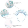 Aprince Blue Birthday Headband Birthday Crown Birthday Tiara Happy Birthday Headband Party Decorations Birthday Crown for Girls