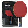 STIGA Nitro Performance Ping Pong Paddle - 6-ply Light Blade - 2mm Premium Sponge – Flared Handle for Exceptional Grip - Performance Table Tennis Racket for Serious Play