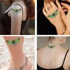 Dopetattoo 6 Pcs Watercolor Dragonfly Temporary Tattoos Hands Party Favors for Kids Fake Tattoos Face Tattoos