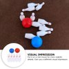 Toyvian 2Set Dollhouse Miniature Bowling Ball Set Miniature Dollhouse Bowling Game Toy Mini Desktop Tabletop Bowling Toy for Dollhouse Decoration Accessories