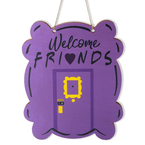 Welcome Door Hanger,Funny Fans Lovers Merchandis,Decor Front Door Sign,Picture Frame Welcome Door Sign for Front Door Porch Home Decor