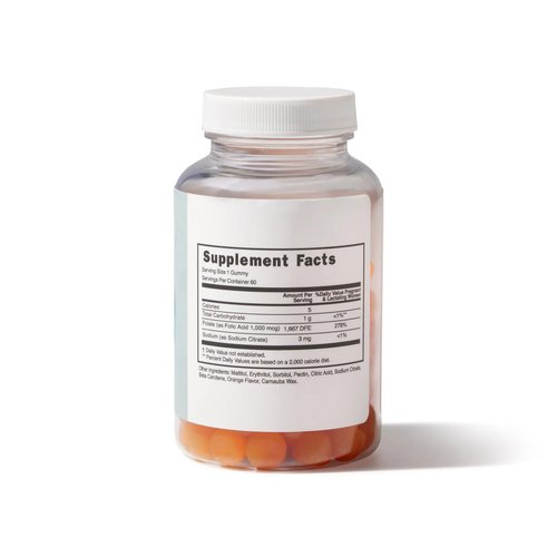 MAKE TIME Women's Prenatal Gummies with Folate Boost | Sugar & Sulfate Free, Maltitol, Erythritol, Sorbitol, Pectin, Citric Acid, Sodium Citrate, and Beta Carotene (30 Servings)