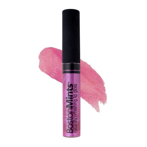 Boston Mints Back Bay Berry Lip Gloss (.25oz) - Naturally Refreshing Vegan Lip Gloss with Aloe and Vitmain C & E, Spearmint Extract