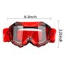 Kids Teens Youth ATV Motorcycle Dirtbike Ski Snowboard Motocross Riding Goggles