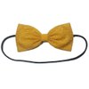 Yellow/gold Tulle Glitter Hair Bow-for Girls, for Teens, for Women (Headband)