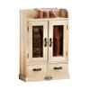 Brubaker Cosmetics 10 Pcs Beauty Gift Set Women Wooden Cabinet Coconut