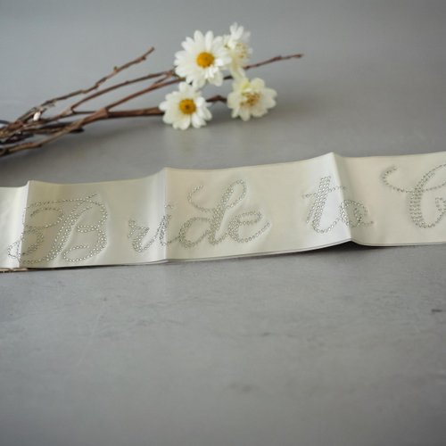 Fosrisix Bride To Be Sash Bachelorette Temporary Tattoos Set for Women Bridesmaid Bride Shower Stickers Sliver Iridescent Party Decorations Gifts For Bridal Party Custom