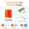 GIGA PUMP 2.0 Electric Portable Air Pump 1300mah Battery Rechargeable Pump Ultra-Mini Inflator/Deflator Pump for Swimming Rings air Mattress Bed Pool Toy
