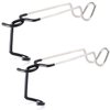TOBWOLF 2PCS Outdoor Camping Lantern Hook Hangers, Stainless Steel lamp Hanger Stand, Portable Non-Slip Tent Lamp Hook Light Clamp Holder, Lantern Hangers for Outdoor Camping, Fishing, Hunting