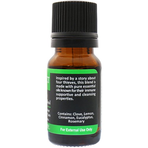 Plantlife Protect Aromatherapy Essential Oil Blend - Straight from The Plant 100% Pure Therapeutic Grade - No Additives or Fillers - Made in California 10 ml