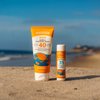 Badger Kids Mineral Sunscreen Combo, SPF 40 Cream and SPF 35 Face Stick, Reef Safe Broad Spectrum Water Resistant with Zinc Oxide, Tangerine and Vanilla