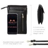 MINICAT Roomy Pockets Series Small Crossbody Bags Cell Phone Purse Wallet for Women(Black)