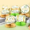 9Pcs We Appreciate You Decorations Sage Green Thank You Table Honeycomb Centerpieces Appreciate Table Topper Decor for Teacher Doctor Nurse Employee Staff Graduation Appreciation Party Supplies