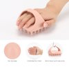 2 Pcs Solid Sillicone Scalp Massager Hair Shampoo Brush Scalp Scrubber Exfoliating Brush Hair Washing Brush Head Scrubber for Shower
