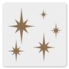 MAGJUCHE Abstract Stars Stencil 6 Inches, Reusable Starburst Stencil for Painting DIY Crafts Decor