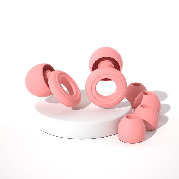 Ear Plugs, Ultra Comfy Reusable Noise, Reducing Earplugs for Sleep, Deep Focus, Travel, Sensitivity