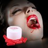 VANERIA Halloween Vampire Makeup Kit,Sfx Makeup,Liquid Latex+Scar Wax+Fake Blood Capsules+Vampire Fangs+Scar Oil+Painting Brushe+Spatula+Stipple Sponge,Special Effects Makeup Kit Professional