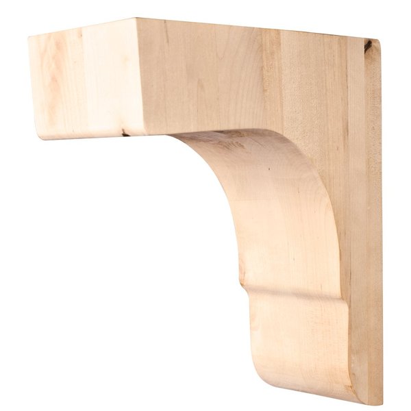 White Birch Transitional Wood Corbel CORZ-2WB 3" x 8" x 9"
