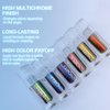 VERONNI Chameleon Eyeshadow,3Colors Liquid Metallic Eyeshadows Color Shifting, Holographic Glitter Multichrome Eye Shadow High Pigmented, Long Lasting and Smudge Proof (#01)