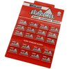 100 ASCO Super Stainless Double Edge Safety Razor Blades