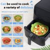 Air Fryer Silicone Liners - Reusable Non-stick Air Fryer Silicone Pot Liner Compatible with COSORI Air Fryer Basket Accessories, Fit 3-6 Qt