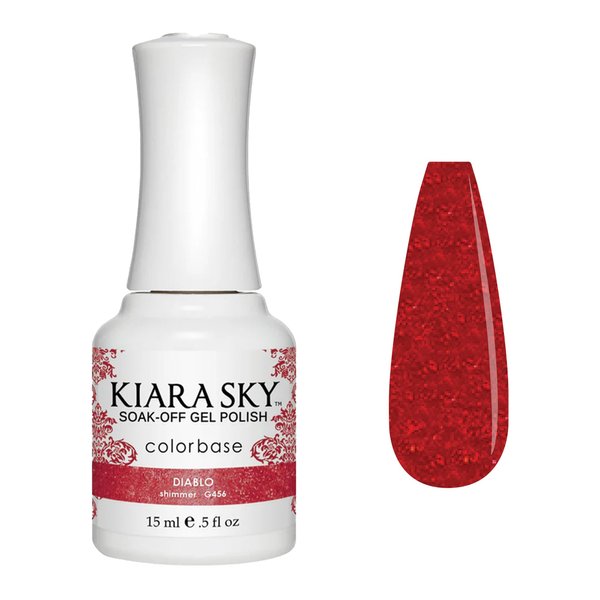 Kiara Sky Soak Off Gel Nail Polish 0.5 fl oz, DIABLO (G456)