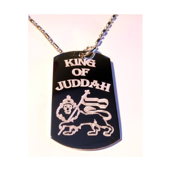 Random Weirdness Panda Bear Holding Gun Logo Symbol - Military Dog Tag Luggage Tag Key Chain Metal Chain Necklace