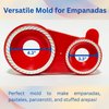 Molde para Empanadas with Double Size (4.3" & 3.25") – Molde Para Hacer Empanadas, Gorditas, Pastelitos, and More – Durable, Food-Safe, Easy-to-Clean Kitchen Tool