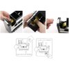 Cassette Tape Dispenser Pen Holder Vase Pencil Pot Stationery Desk Tidy Container Office Stationery Supplier Gift (Black)