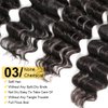 QTHAIR 14a Brazilian Loose Deep Wave Human Hair Wigs Bundles for All Women (14" 16" 18" 20", Hair Bundles)
