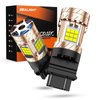 SEALIGHT 3157 3156 LED Bulb, 3157 Reverse Bulb Anti Hyper Flash With Turbo Fan, 30W 3200LM Super Bright White Replace for Backup Reverse Light and Tail Parking Light, ONLY Standard Socket, Pack of 2