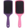 Mantello Detangling Paddle Brush for Curly and Thick Hair (2 PACK)