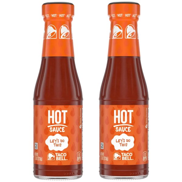 Taco Bell Hot Sauce (Pack of 2)