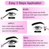 Eyelash Extension Kit Lash Clusters Kit Lash Bond and Seal Waterproof Lash Tweezers Individual Lashes Kit DIY Lash Extension Kit Eyelash Glue Remover Brush (Set 30D/40D-0.07D-9-16Mix)