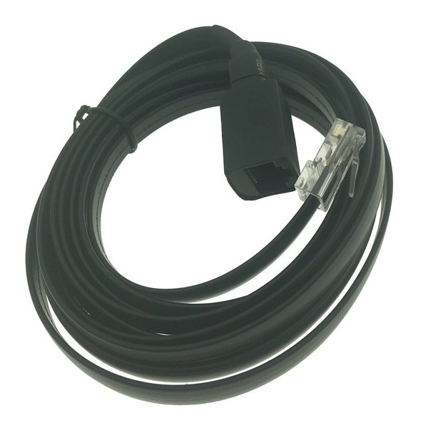 DONG 3 Meter Microphone mic Extension Cable 8 Pin RJ45 Compatible with Motorola Yaesu Icom Kenwood Radio
