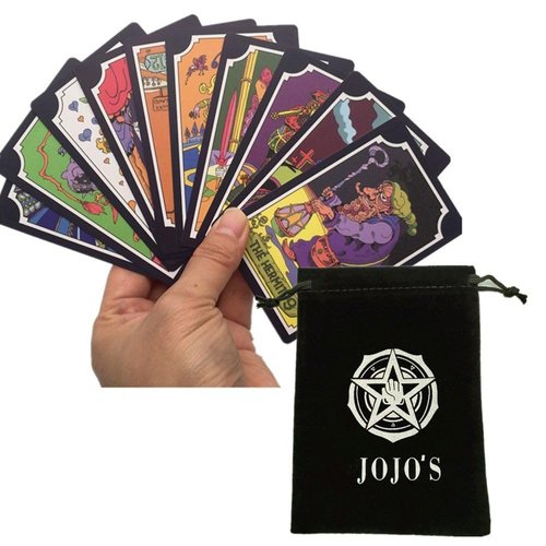 CKHOF JJBA Anime TarotCards,JoJo's Adventure: Stardust Crusaders Tarot Deck, 53+31 PCS