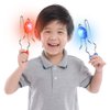 ArtCreativity Retro Light Up Gyro Wheels Set for Kids- 2, 8.5 Inch Gyroscope Rail Twisters Mesmerizing Spinning Lighting Effects, Spinning Top autism toys, sensory toys for kids, Gift for boys & Girls
