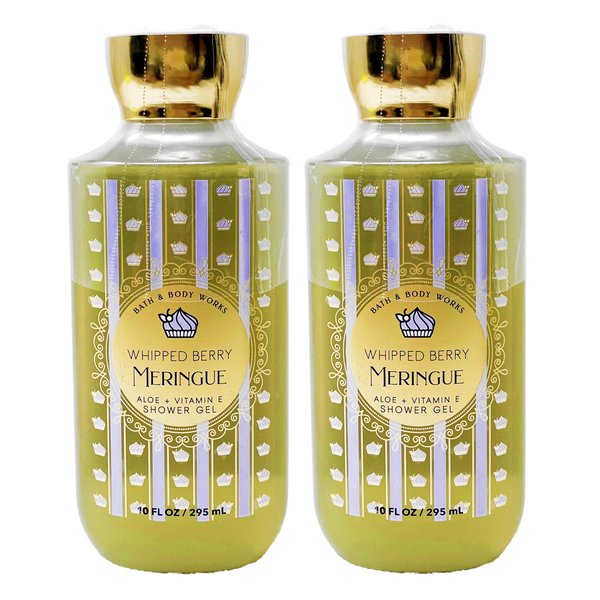 Bath & Body Works Whipped Berry Meringue - 2 Pack Of Shower Gel
