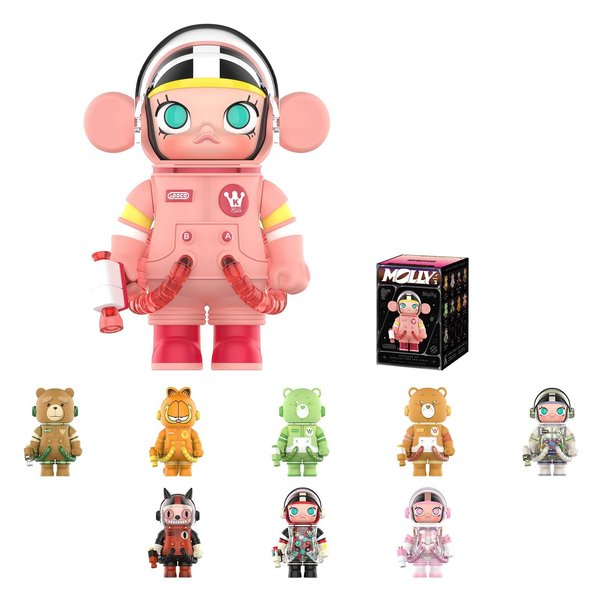 POP MART MEGA Space Molly 100% Series 3, Molly Blind Box Figures, Random Design Action Figures Collectible Toys Home Decorations, Holiday Birthday Gifts for Boys and Girls, Single Box
