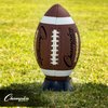 Champion Sports Football Kicking Tee for Kickoff Practice, 1” Black - Ball Holder Tees for Footballs - Kicking Block and Accessories for Adults, Kids, Coaches