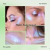 HOSAILY Face Highlighter Palette, Lunar Glow Highlighter Powder Makeup, Chameleon Glitter Shimmer Body Cheek Eye Highlighter, Multichrome Sparkle Holographic Color Shifting Silky Creamy Illuminator#01