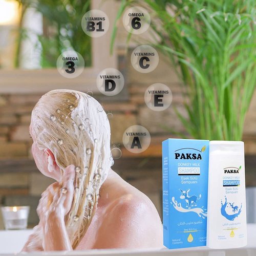 Paksa Donkey Milk Nourishing Shampoo | For Full and Healthy Hair | Makes Hair Voluminous and Fuller | Enriched with the Goodness of Jojoba Oil | Sulfate Free Natural Shampoo | Quantity 300ml