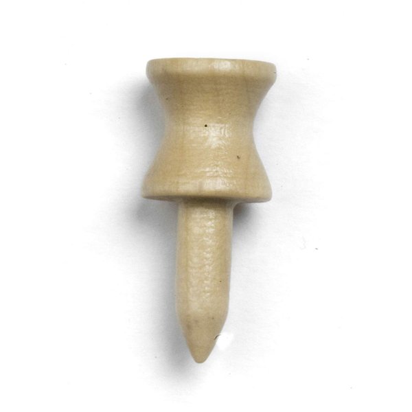 1" Inch Step Down Golf Tees | Made from Natural Hard Wood | Strong, Light Weight & Biodegradable Material | Pack of 100 - Natural