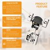 Chibery 10 Pack 1/2" Overlay 4D Soft Close Concealed Hinges for Face Frame Door, Adjustable Closing Speed, Self Close Satin Nickel, 105° Open Angle Concealed Stainless Steel Hinges for Cabinet