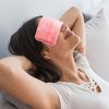 Eurow Luxe Microwavable & Freezable Himalayan Salt Eye Pillow Mask, Pink