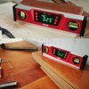 Digital Level and Protractor - 10 Inch IP54 Protected Electronic Bubble Inclinometer with Large LED Display and Magnetized V-Groove Base